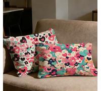 Federe Cuscini Divano 30x50 Set di 2 Cuscini Colore Velluto Cuscino Divano Amore,2026 Nuovo Rettangolo Con Cerniera Invisibile Federa Cuscino per Casa Decorative Soggiorno Camera da Letto Sedia O-674C