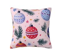 Federe Cuscini Divano 40 X 40 Palla Di Natale - Blu Federe Cuscini Divano,copricuscino in Lino Cusciniper Divani,Tessuto Morbido,Divano Federa Sofá,Dormitorio,Balcón,Jardín