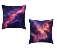 Federe Cuscini Divano 40x40cm Set di 2 Colore Cuscini per Divano Cielo Stellato Federa Copricuscinida Esterno in impermeabili Velluto Decorativi Copricuscini per Camera Decorazioni Primaverili 3-641T2