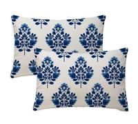 Federe Cuscini Divano 40x60 cm Federe Cuscini Natura Cuscino Rettangolare Divano Set da 2 Lino Decorativi Copricuscini Pianta Doppia Faccia Stampa per Home Sedia Camera da Letto Arredo Regalo S-1477