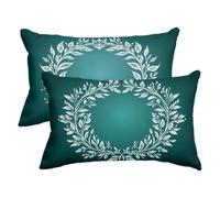 Federe Cuscini Divano 40x70 2 Pezzi, Semplice Copri Cuscini per Divano Esterno, Rettangolari Copricuscino Impermeabile in Lino, Fodera Cuscino Decorativo per Regalo Donna, Decor Casa, (Nordico) -3554
