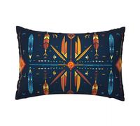 Federe Cuscini Divano 40x70 cm Set di 2 Federe Cuscini Blu Marino Decorativi in Velluto Piuma Copricuscini con Cerniera Invisibile, Federa Cuscino per Letto Divano Soggiorno Camera da Letto -TER519