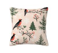 Federe Cuscini Divano 50X50 Animali E Piante Federe Cuscini Divano,copricuscino in Lino Cusciniper Divani,Tessuto Morbido,Divano Federa Sofá,Dormitorio,Balcón,Jardín