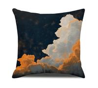 Federe Cuscini Divano 50X50 Giallo E Bianco Lino Decorative Cuscini Per La Decorazione Domestica Soggiorno Camera Da Letto Divano Con Cerniera Invisibile