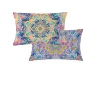 Federe Cuscini Divano 50x70 Viola Cuscini Esterno Impermeabili Europa Settentrionale Velluto Rettangolare Decorativi Fodere Cuscino set di 2 Con Cerniera Invisibile Federa Per Giardino Decorativi T587