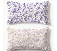 Federe Cuscini Divano 50x70cm Cuscini per Divano Bianco Set di 2 Velluto Federe Europa Settentrionale,2026 Nuovo Rettangolari Stampata Fronte-retro Cuscino per Decorazione Inverno Camera Letto O-62U