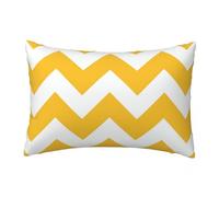 Federe Cuscini Divano 50x80 cm Set di 2 Federe Cuscini Bianco Giallo Decorativi in Velluto Onda Copricuscini con Cerniera Invisibile, Federa Cuscino per Letto Divano Soggiorno Camera da Letto -TER259
