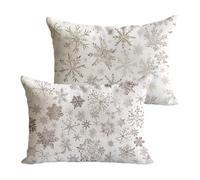 Federe Cuscini Divano 60x80cm Inverno Copricuscini Divano Tinta Unita Cuscini per Lino Impermeabile con La Cerniera Invisibile, Sedia Terrazza Camera da Letto Decorazioni Regalo, Set di 2 Y-P880