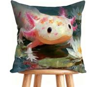 Federe Cuscini Divano 65 x 65 cm Cuscino Esterno Animale Decorativi Copricuscini Lino per Casa Decorazioni Flower B-36RE4