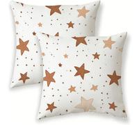 Federe Cuscini Divano 70x70 cm Lino Bianco 2 Pezzi Copricuscini, Federa Cuscino Decorativo Quadrato, Estate Copricuscino Semplice Cuscini da Esterno Impermeabili per Divano Letto Soggiorno SJ-391