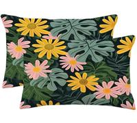 Federe Cuscini Divano 80x100 cm,Set di 2 Cuscini Tropicale Federe Cuscino Decorativi Motivo,Rettangolare Copri Cuscino Divano Stampa a Due Lati Fodere per Camera Letto da Soggiorno Stile Nordico m668