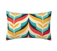 Federe Cuscini Divano Esterno Impermeabile Copricuscini 40x60cm 2 Pezzi, Astratto Cuscini Decorativi Federa per Cuscino Arte, Rettangolare Copricuscino per Impermeabile Auto Balcone Giardino,O440