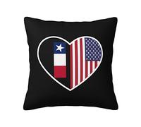 Federe Cuscini I Love America And Texas Dodson Copricuscini Colorate Federa Standard Cuscino Decorativo per Ufficio Camera Soggiorno 45X45CM