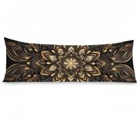 Federe Cuscini Letto Matrimoniale 50 x 150 cm Europa settentrionale Federe Cuscini Mandala Motivo Cuscino Lungo Velluto Traspirante Copricuscini Divano, per Letto Divano Decorazioni Casa, Model223