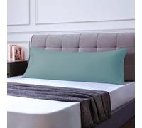 Federe Cuscini Letto Matrimoniale 50x150cm 1 Pcs, Federe Oeko-TEX in Premium Microfibra 110GSM con Invisibile Cerniera, Morbida e Traspirante, Ipoallergenica - Verde