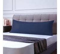 Federe Cuscini Letto Matrimoniale 50x150cm 1 Pcs, Federe Oeko-TEX in Premium Microfibra 110GSM con Invisibile Cerniera, Morbida e Traspirante, Ipoallergenica - Blu