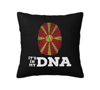 Federe Cuscini North Macedonia It's in My Dna Copricuscini Standard Cuscino Decorativo Decorazione Federa per Soggiorno Divano Ufficio 45X45CM