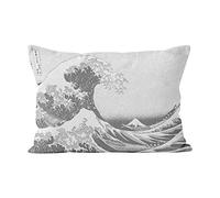 Federe Cuscini The Great Wave off Kanagawa By Katsushika Hokusai Copricuscini Decorazione Federa Moderno Copricuscino per Camera Home Ufficio 40X60CM