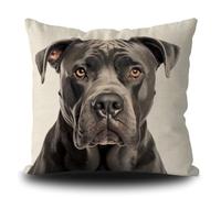 Federe Cuscino Funny Cane Corso Dog Copricuscino Resistenti Fodera per Cuscino per Campeggio Sull'Erba Regalo 45x45 CM