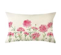 Federe Cuscino Happy Mother's Day Carnation Gift for Mum Florals Fodera per Cuscino Arredo Casa Copricuscino Morbido Copricuscini per Camera da Letto Campeggio Sull'Erba Soggiorno L