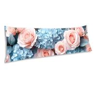 Federe Cuscino Letto 120x40 cm Cuscini primavera Federe Cuscini Divano 120 x 40 Fiore Copricuscini in Velluto con Cerniera Invisibile Copricuscino per Divano Giardino Decorazioni Donna Regali EL-346