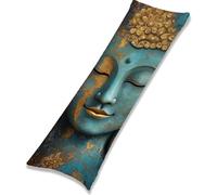 Federe Cuscino Letto 120x40 cm Cuscini religione Federe Cuscini Divano 120 x 40 Budda Copricuscini in Velluto con Cerniera Invisibile Copricuscino per Divano Giardino Decorazioni Donna Regali EL-574