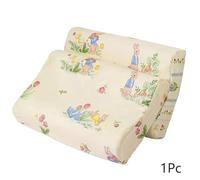 Federe Cuscino Letto 1PC Federa for cuscino da camera letto in cotone Memory Foam for in lattice Copricuscino for assistenza sanitaria Lavabile Decorazione for la casa Cartone animato(C,30x50cm)