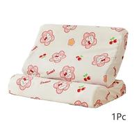 Federe Cuscino Letto 1PC Federa for cuscino da camera letto in cotone Memory Foam for in lattice Copricuscino for assistenza sanitaria Lavabile Decorazione for la casa Cartone animato(A,30x50cm)