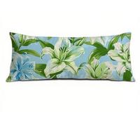 Federe Cuscino Letto 40 x 120 cm Cuscini per Divano Blu, Morbida e Traspirante Lino Copricuscino Migliorare la Qualità del Sonno, con Cerniera Invisibile, per Letto Decorazioni Casa Giglio T-9732