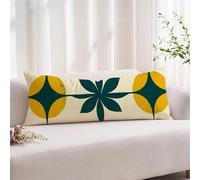 Federe Cuscino Letto 50 x 150 cm 1 Pcs, Premium Crema Europa settentrionale Copricuscini Divano con Invisibile Cerniera, Morbida e Traspirante, Federe Cuscini Divano per Chi Dorme Sul Fianco xz-914