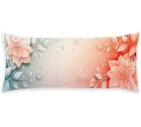 Federe Cuscino Letto 50x150 Blu Copricuscini Letto Rosso Federe Cuscini Lino Copriguanciale con Cerniera Cuscini per Dormire Sul Fianco Cuscino Gravidanza, per Maternità Schiena Collo Supporto C - 932