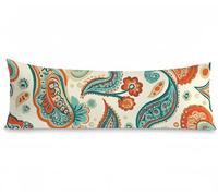 Federe Cuscino Letto 50x150 Federe Cuscini Boho Cuscini per Divano Europa settentrionale Matrimoniale Velluto Cuscino Lungo, Doppia Faccia Stampa con Cerniera Invisibile per Letto Divano, Model161