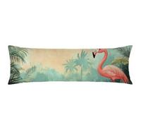 Federe Cuscino Letto 50x150cm Rosa Federe Cuscini Animale Lino Copricuscini Copri Cuscino Letto Morbida e Traspirante Cerniera Invisibile Migliorare la Qualità del Sonno per uso Quotidiano C0C764