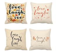 Federe Cuscino Letto 55x55 Set Da 4, Velluto Quadrato Cuscini Divano Semplicità, strisce Cuscini Per Divano, Adatto Casa Decor O Festa Regali, Tessuto Impermeabile, Nascondi la cerniera B-497