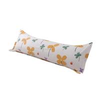Federe Cuscino Letto Cotton Single Double Pillowcase 1.2/1.5/1.8 Meters Long Pillow Case Wedding Non-Slip Pillow Cover Decoration Easy Care 1pc(Color4,48x180cm)