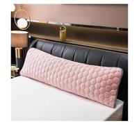 Federe Cuscino Letto Couple Double Pillow Case Single Side Quilted Pillow Cases Simple Solid Color Body Size Pillowcase Safety No Zipper Pillow Cover(Single flannel 1,120x45cm(No Pillow))