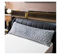 Federe Cuscino Letto Couple Double Pillow Case Single Side Quilted Pillow Cases Simple Solid Color Body Size Pillowcase Safety No Zipper Pillow Cover(Single flannel 2,120x45cm(No Pillow))