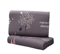 Federe Cuscino Letto Federa for cuscino Memory Foam Letto Ortopedico Lattice Federa for cuscino da letto Protezione for cuscino da letto Stampa Copricuscino Decorazione for letto Federa Seta(11,30x50c