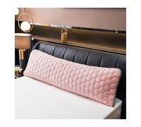 Federe Cuscino Letto Simple Solid Color Long Pillowcase Warm Single Side Flannel Pillow Cover Couple Sleeping Body Pillow Cases 120/150/180cm(Color 7,150x48cm (No Pillow))