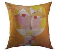 Federe Cuscino Paul Abstract Vintage Senecio Klee Copri Cuscini Morbido Federa per Camera 45X45 Cm