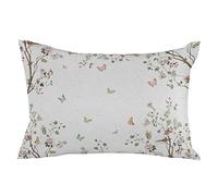 Federe Cuscino Spring Flowers Florals Butterfly Tree Leaves Branch Federe Cuscini Morbido Fodere Copricuscino Traspirante Copricuscino per Divano Soggiorno Regalo L