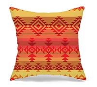 Federe Cuscino Traditional Cloth Aztec Mexican Graphic Vintage Geometric Seamless Style Pattern Abstract Textures Cuscino Copricuscini Lavabile Federa per Ufficio Camera 45X45 CM