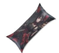 Federe decorative decorative per la casa con motivo anime e triste mietitore, in bambù, per dormire, con chiusura a busta, idea regalo per donne e uomini, decorazione per la casa
