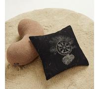 Federe decorative per cuscini con mitologia vichinga e norrena, in morbido velluto a coste, 18"X18"