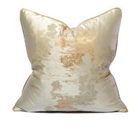 Federe Decorative Quadrate Confezione da 1,Copri Cuscini con Bordo Decorativo Neutri Morbido Copricuscini Fodere per Cuscini Arredo Camera da Letto Decorazione(Style A,30 x 50 cm(12 x 20 in))