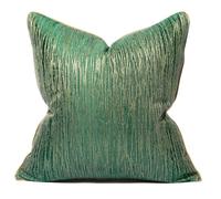 Federe Decorative Quadrate Confezione da 1,Copri Cuscini con Bordo Decorativo Neutri Morbido Copricuscini Fodere per Cuscini Arredo Camera da Letto Decorazione(Style E,30 x 50 cm(12 x 20 in))