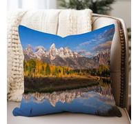 Federe Decorativo Grand National Park City Landscape Travel Souvenir 45X45Cm Federe Cuscini Lavabili Resistenti Fodera per Cuscino Decorativa per Decorazione Letti Salotto