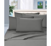 Federe Elegance Linen 2 pezzi in microfibra da 90 g/m - Disponibili in diverse misure e colori: grigio King/Cal King