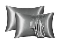 Federe, Federa in seta Multicolor 51x66-76cm(Dark Gray,1PCx51x66cm(20x26in))