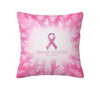Federe per cuscini decorativi per il mese della consapevolezza sul cancro al seno, per divano di casa